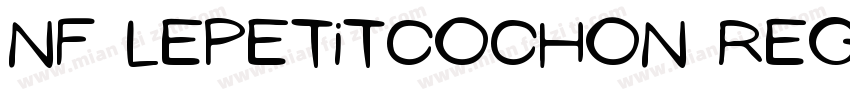 NF Lepetitcochon Regular字体转换